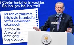 Cumhurbaşkanı Erdoğan’dan muhalefete: Bol bol şov ve tatil yaptılar