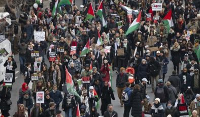 Dünya genelinde Filistin’e destek gösterileri düzenlendi