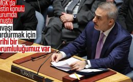 Hakan Fidan’dan BMGK toplantısında Filistin açıklaması