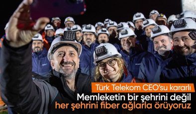 Türk Telekom CEO’su, çalışanlarıyla yeni yıla fiber dönüşüm için sahada girdi