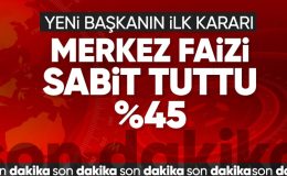 Merkez Bankası, Şubat 2024 politika faizini açıkladı! Faiz yüzde 45’te sabit kaldı
