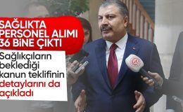 Sağlık Bakanı Koca: 9 bin sözleşmeli personel daha alacağız