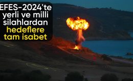 EFES-2024 Tatbikatı’nda gece safhası: Milli silahlardan hedeflere tam isabet