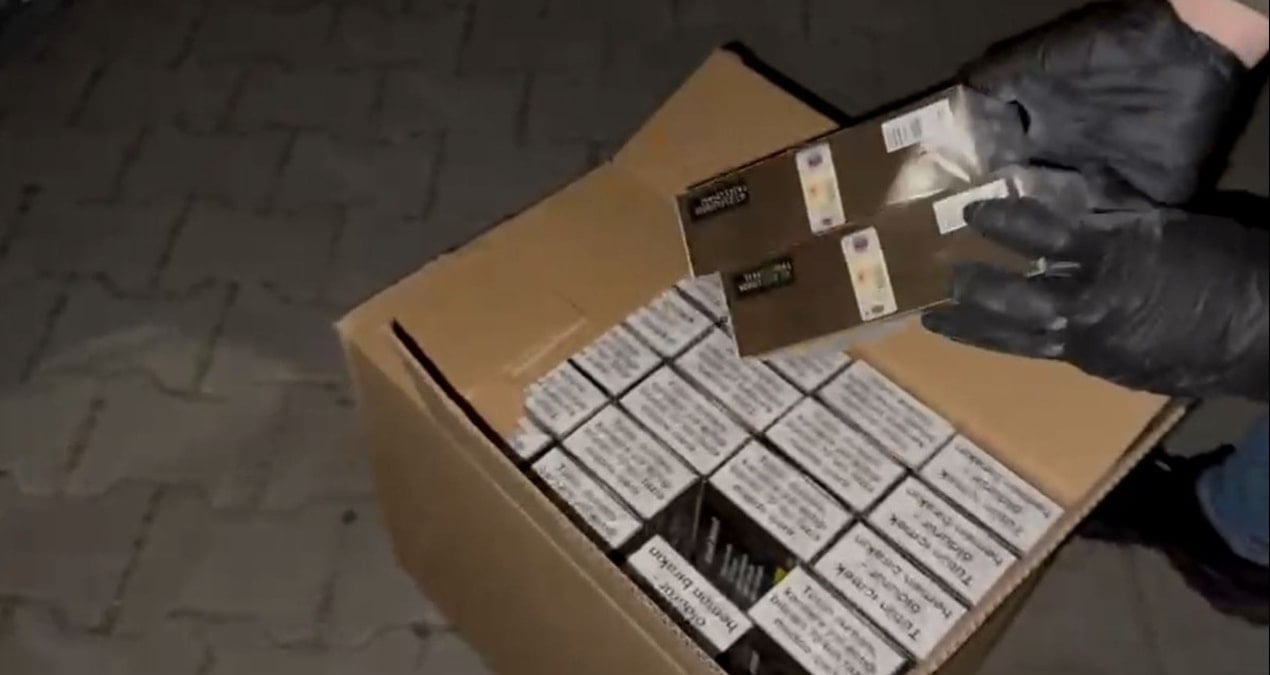 790 bin makaronla suçüstü yakalandı